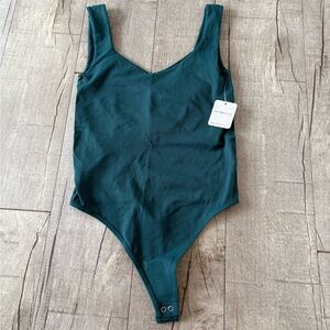 Free People Intimately Pine Scoop Neck Bodysuit